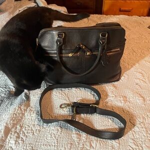 New Roots Londoner XL leather bag. # 2